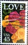 Stamps United States -  Intercambio 0,20 usd 45 cent. 1988