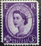 Stamps United Kingdom -  Isabel II PREDECIMAL WILDING