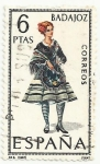 Sellos de Europa - Espa�a -  TRAJES TÍPICOS ESPAÑOLES. GRUPO I. Nº 6. BADAJOZ. EDIFIL 1772