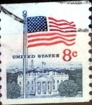 Stamps United States -  Intercambio 0,20 usd  8 cent. 1971