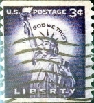 Stamps United States -  Intercambio 0,20 usd  3 cent. 1954