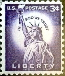 Stamps United States -  Intercambio 0,20 usd  3 cent. 1954