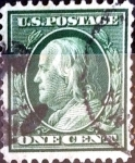 Sellos de America - Estados Unidos -  Intercambio 0,25 usd 1 cent. 1910