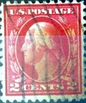 Stamps United States -  Intercambio 0,25 usd 2 cent. 1912