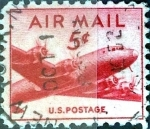 Stamps United States -  Intercambio 0,20 usd 5 cent. 1947