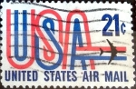 Stamps United States -  Intercambio 0,20 usd 21 cent. 1971