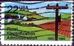 Stamps United States -  Intercambio 0,20 usd 22 cent. 1985