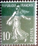 Stamps France -  Intercambio 1,00 usd 10 cent. 1921