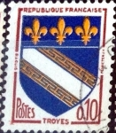 Stamps France -  Intercambio 0,20 usd 0,10 fr. 1962