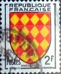 Stamps France -  Intercambio 0,40 usd 2 fr. 1954