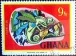 Stamps Gabon -  Intercambio 0,20 usd 9 np. 1967