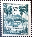 Stamps Guadeloupe -  Intercambio crxf 0,30 usd 30 cent. 1947