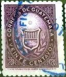 Stamps Guatemala -  Intercambio 0,30 usd 20 cent. 1964