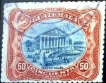 Sellos de America - Guatemala -  Intercambio 0,40 usd 50 cent. 1902