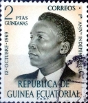 Stamps Equatorial Guinea -  Intercambio nf5xb 0,20 usd 2,00 p. 1970
