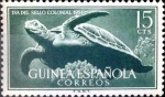 Stamps Spain -  Intercambio crxf2 0,30 usd 15 cent. 1954