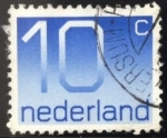 Sellos de Europa - Holanda -  Numeral