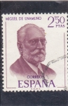 Sellos de Europa - Espaa -  Miguel de Unamuno (22)