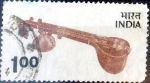 Stamps : Asia : India :  Intercambio 0,25 usd 1 rupia  1974