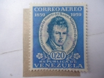 Stamps Venezuela -  Primer Centenario  de la Muerte del Barón Alejandro de Humboldh 1859-1959.