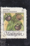 Sellos del Mundo : Asia : Malaysia : manggis