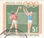 Stamps Mongolia -  Olimpiada México-68