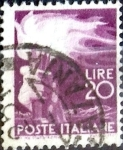 Sellos de Europa - Italia -  Intercambio 0,20 usd 20 l. 1945