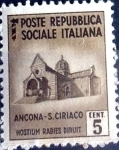 Sellos de Europa - Italia -  Intercambio 0,20 usd 5 cent. 1944