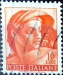 Sellos de Europa - Italia -  Intercambio 0,20 usd 10 l. 1961