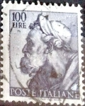 Sellos de Europa - Italia -  Intercambio 0,20 usd 100 l. 1961