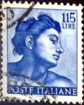 Stamps Italy -  Intercambio 0,20 usd 115 l. 1961