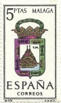 Stamps Spain -  ESCUDOS DE CAPITAL DE PROVINCIA. GRUPO III. Nº 32. MÁLAGA. EDIFIL 1558