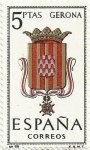 Sellos de Europa - Espa�a -  ESCUDOS DE CAPITAL DE PROVINCIA. GRUPO II. Nº 18. GIRONA. EDIFIL 1486