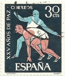 Sellos de Europa - Espaa -  XXV AÑOS DE PAZ ESPAÑOLA. DEPORTES. EDIFIL 1577