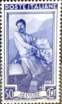 Stamps Italy -  Intercambio jcs 0,20 usd 50 cent. 1950