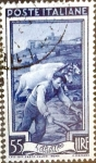 Stamps Italy -  Intercambio cr2f 0,20 usd 55  l. 1950