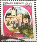 Stamps Italy -  Intercambio 0,20 usd 80 l. 1981