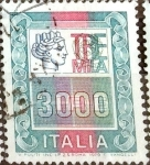 Stamps Italy -  Intercambio 0,20 usd 3000 l. 1979