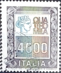 Stamps Italy -  Intercambio 0,20 usd 4000 l. 1979