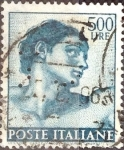 Sellos de Europa - Italia -  Intercambio 0,20 usd 500 l. 1961