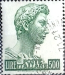 Sellos de Europa - Italia -  Intercambio 0,20 usd 500 l. 1957