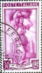 Stamps Italy -  Intercambio jcs 0,20 usd 30 l. 1950