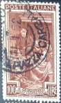 Sellos de Europa - Italia -  Intercambio 0,20 usd 100 l. 1950