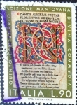 Stamps Italy -  Intercambio 0,20 usd 90 l. 1972