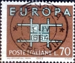 Sellos de Europa - Italia -  Intercambio jcs 0,25 usd 70 l. 1963