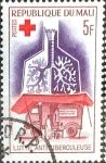 Stamps Mali -  Intercambio 0,20 usd 5 fr. 1965