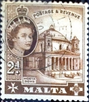 Sellos del Mundo : Europa : Malta : Intercambio 0,20 usd 2 p.1956