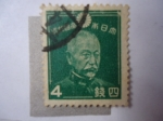 Stamps Japan -  Almiránte, Heihachiro Togo 1847-1934