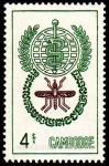 Stamps Cambodia -  Lucha contra la malaria 