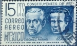 Sellos de America - Mxico -  Intercambio crxf 0,20 usd 15 cent.  1956